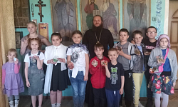 В воскресной школе Троицкого храма прошли пасхальные мастер-классы